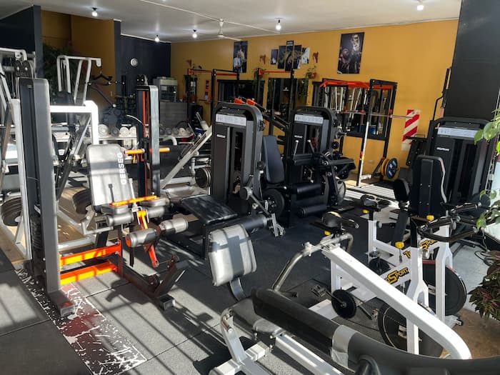 Zona de entrenamiento de piernas